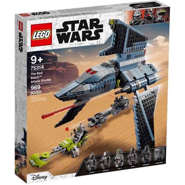 75314 LEGO Star Wars The Bad Batch Attack Shuttle (Bild 1 av 3)