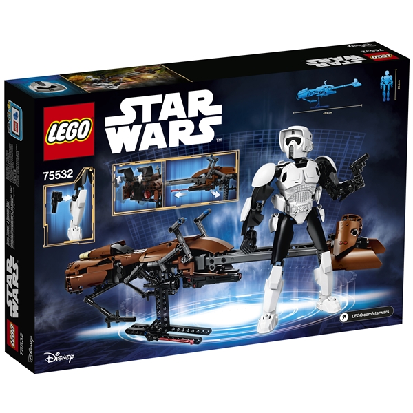 75532 LEGO Star Wars Scout Trooper & Speeder Bike (Bild 2 av 7)