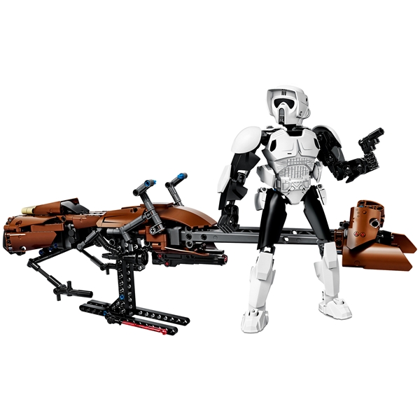 75532 LEGO Star Wars Scout Trooper & Speeder Bike (Bild 5 av 7)