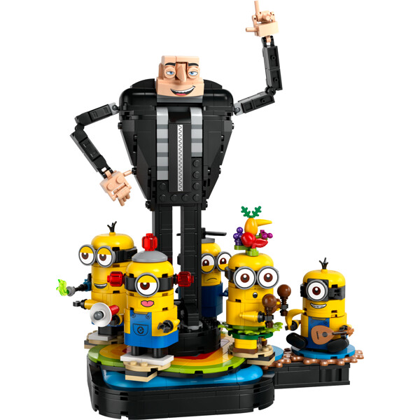 75582 LEGO Klossbyggd Gru med Minioner (Bild 3 av 6)