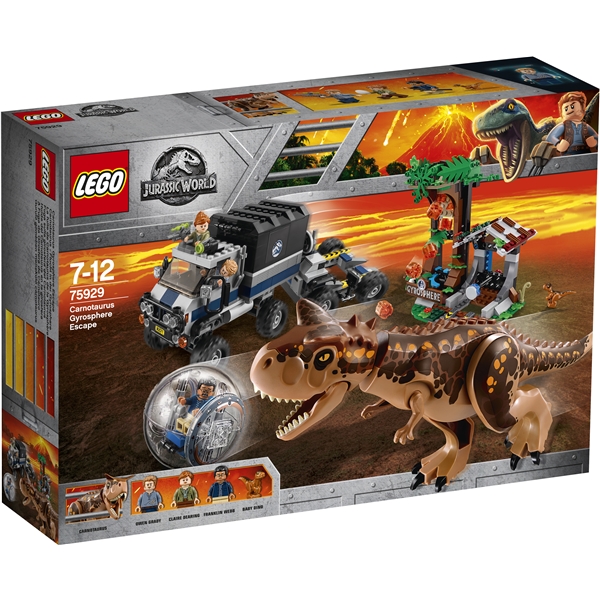 75929 LEGO Jurassic Carnotaurus Gyrosfärflykt (Bild 1 av 6)