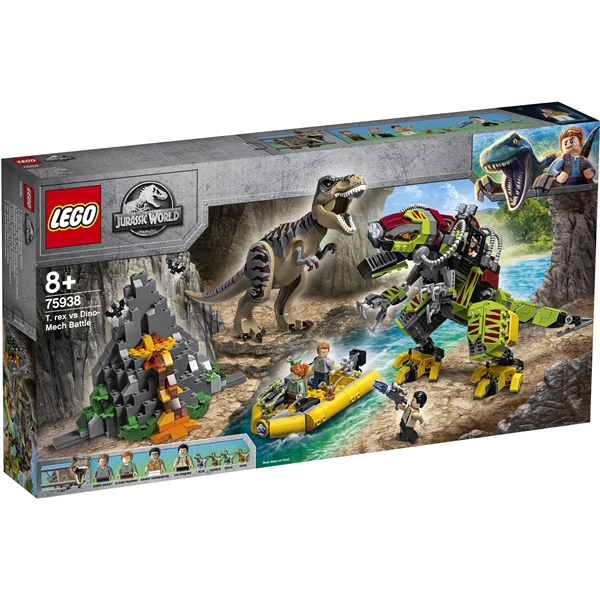 75938 LEGO JurassicWorld Strid T.rex & Dinosaurie (Bild 1 av 3)