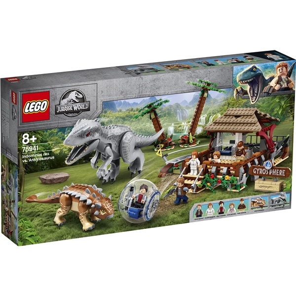 75941 LEGO Jurassic W Indominus Rex Ankylosaurus (Bild 1 av 3)