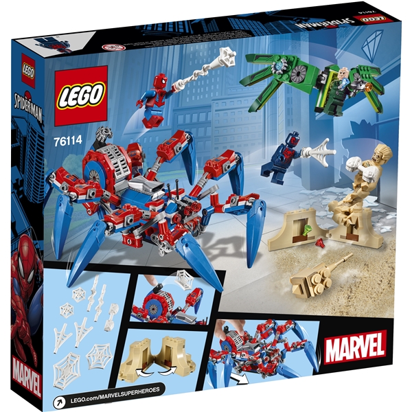 76114 LEGO Marvel Spider-Mans Spindelrobot (Bild 2 av 4)
