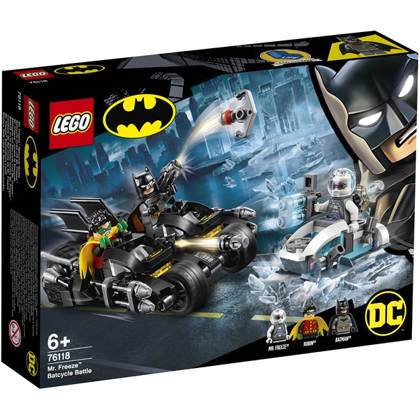 76118 LEGO Super Heroes Mr. Freeze mot Batcycle (Bild 1 av 3)