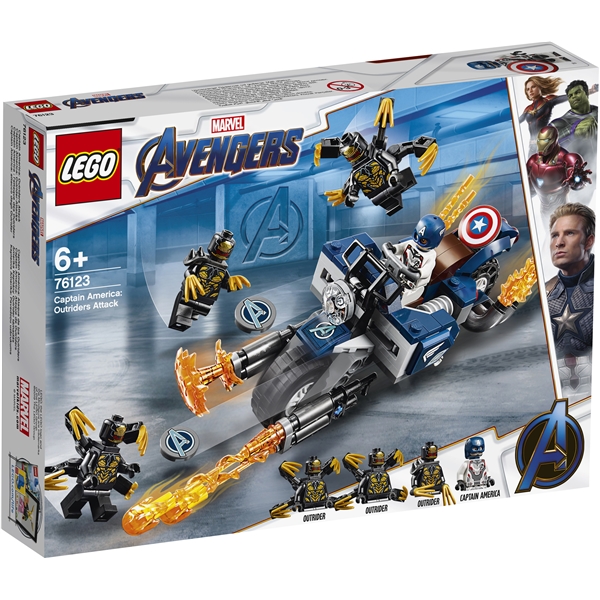 76123 LEGO Super Heroes Captain America Outriders (Bild 1 av 3)
