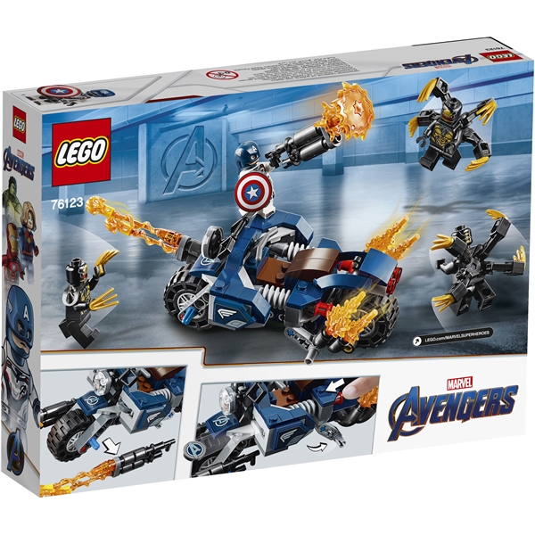 76123 LEGO Super Heroes Captain America Outriders (Bild 2 av 3)