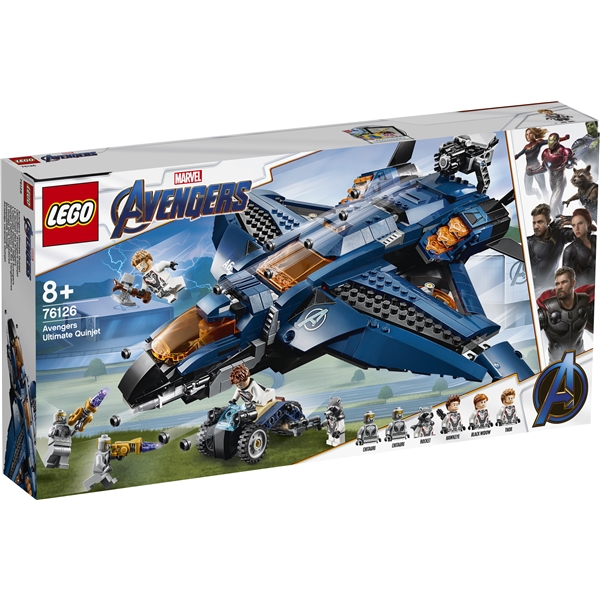 76126 LEGO Super Heroes Avengers Ultimata Quinjet (Bild 1 av 3)