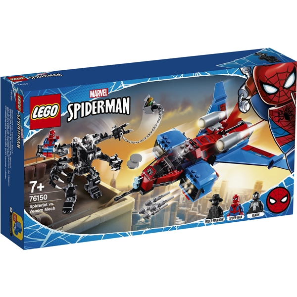 76150 LEGO Super Heroes Spiderjet mot Venoms Robot (Bild 1 av 3)