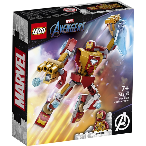 76203 LEGO Iron Man Robotrustning (Bild 1 av 6)