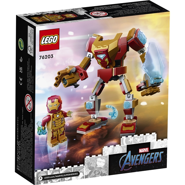 76203 LEGO Iron Man Robotrustning (Bild 2 av 6)