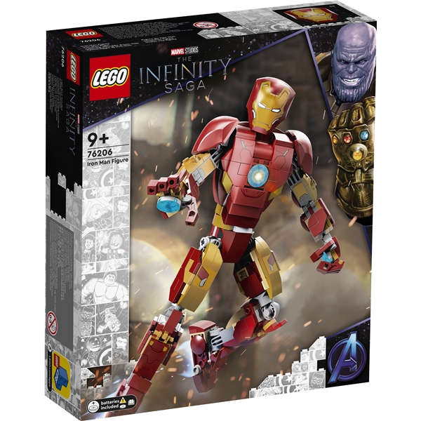 76206 LEGO Super Heroes Iron Man Figur (Bild 1 av 6)