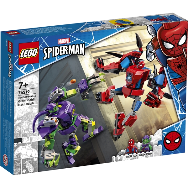 76219 LEGO Spiderman & Green Goblin Robotstrid (Bild 1 av 6)