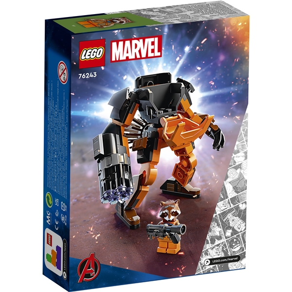 76243 LEGO Marvel Rocket i Robotutrustning (Bild 2 av 6)