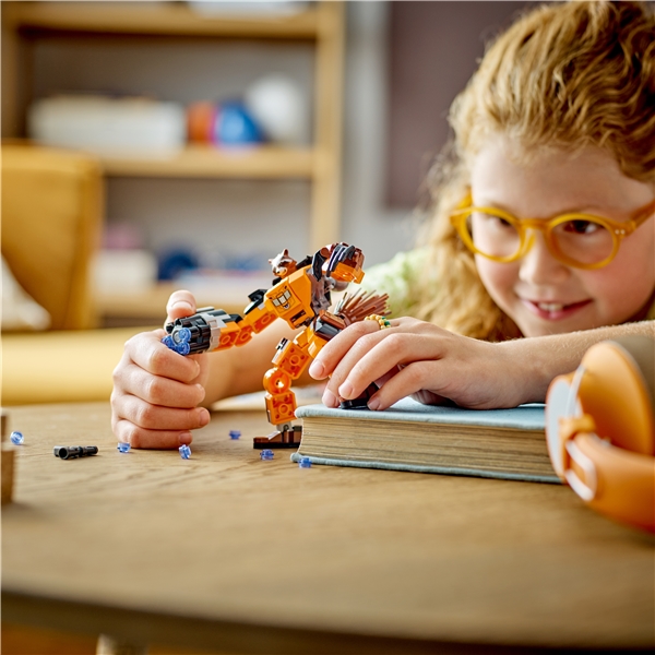 76243 LEGO Marvel Rocket i Robotutrustning (Bild 5 av 6)