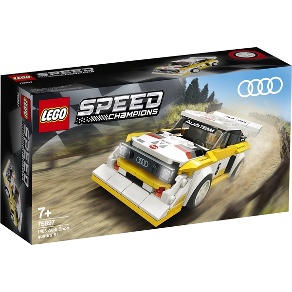 76897 LEGO Speed Champions 1985 Audi Sport Quattro (Bild 1 av 3)
