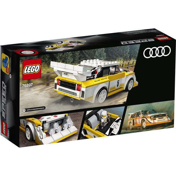 76897 LEGO Speed Champions 1985 Audi Sport Quattro (Bild 2 av 3)