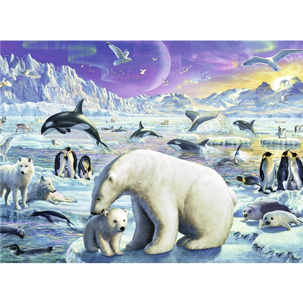 Pussel XXL 300 Bitar Polar Animals Gathering (Bild 2 av 2)