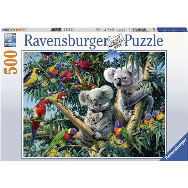 Pussel 500 Bitar Koalas in a Tree (Bild 1 av 2)