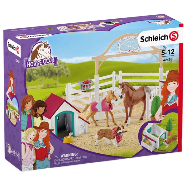 Schleich 42458 Hannah's Gästhästar med hund (Bild 2 av 2)