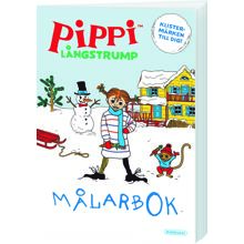 Målarbok Pippi Vinteräventyr m. Klistermärken
