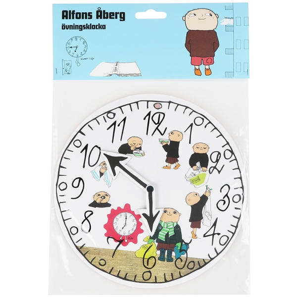 Alfons Åberg Lär dig klockan