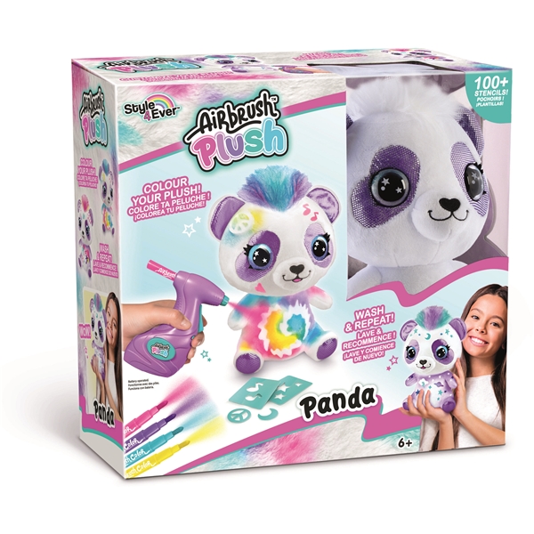 Airbrush Plush Panda (Bild 1 av 7)