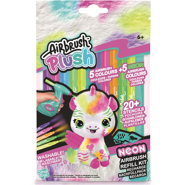 Airbrush Plush Refill Neon Kit x 10 marks (Bild 1 av 3)