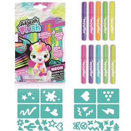 Airbrush Plush Refill Neon Kit x 10 marks - Pysselset - Airbrush Plush ...