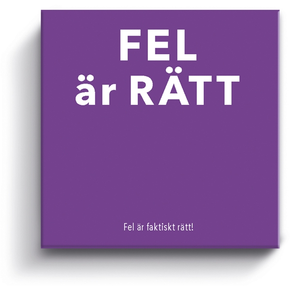 Gift Game: Fel är Rätt (Bild 1 av 2)