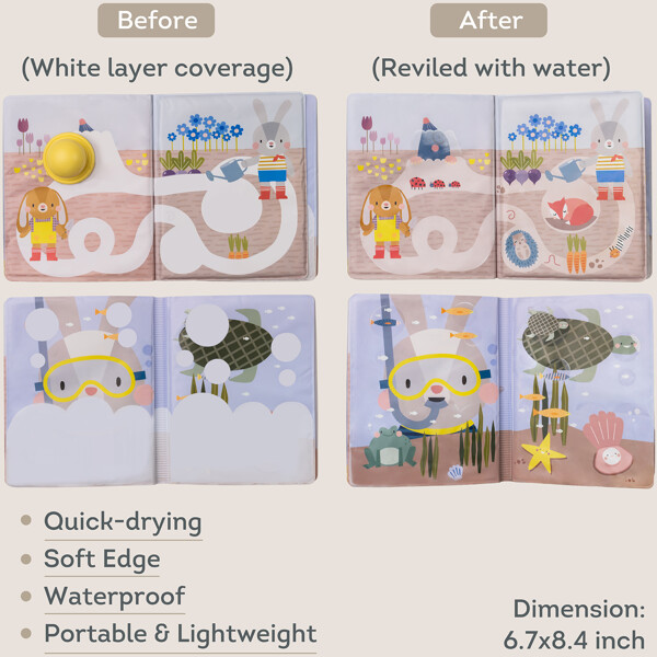 Taf Toys Peek-A-Boo Water Book (Bild 5 av 5)