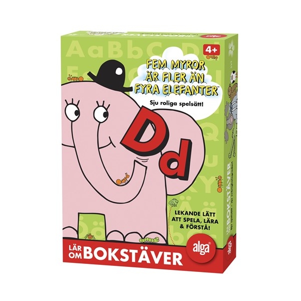 Alga Fem Myror är fler -Bokstäver