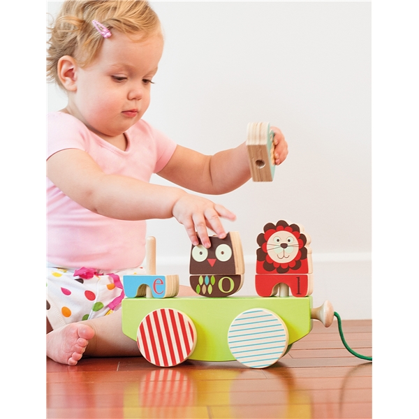 Skip Hop Drag & Stapel leksak ABC (Bild 4 av 7)
