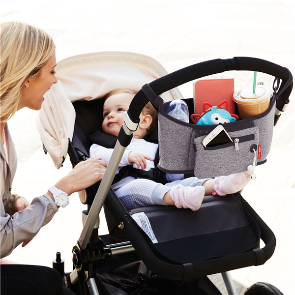 Skip Hop Stroller Organizer Heather Grey (Bild 6 av 6)