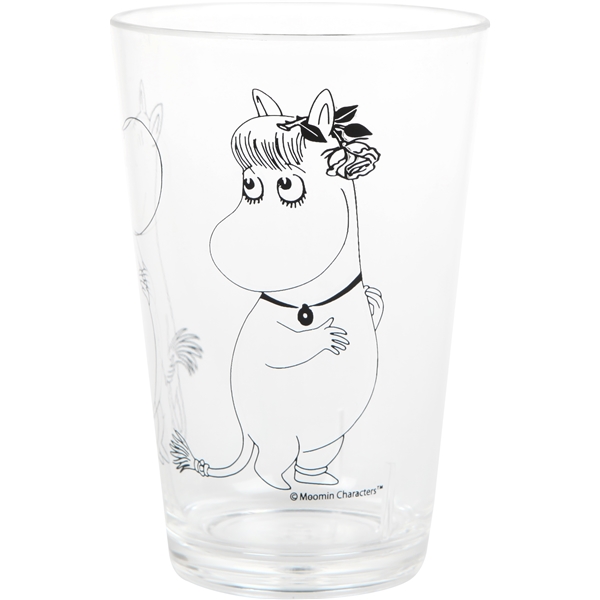 Mumin Glas Akryl Mumintrollet & Snorkfröken 4st (Bild 3 av 4)