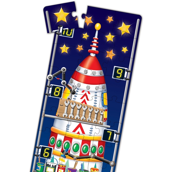 Long & Tall Puzzles 123 Rocket Ship (Bild 2 av 2)