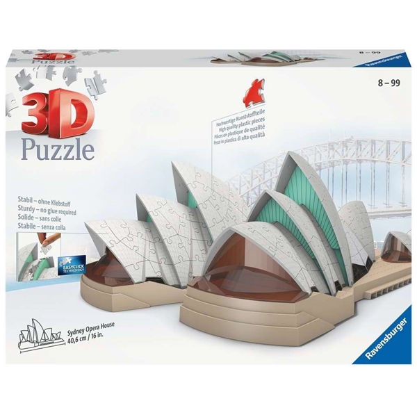 Pussel 3D 216 Bitar Sydney Opera (Bild 1 av 3)