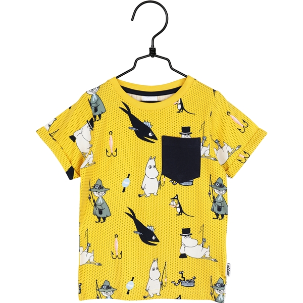 Mumin Polare T-Shirt Gul (Bild 1 av 3)