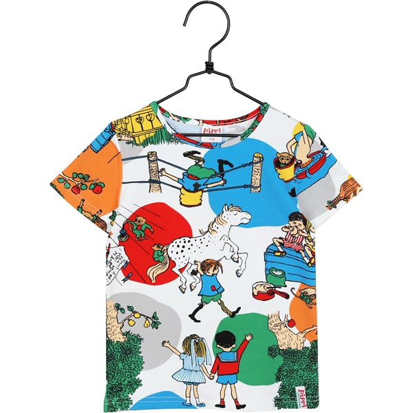 Pippi Långstrump I Villekulla T-Shirt Vit