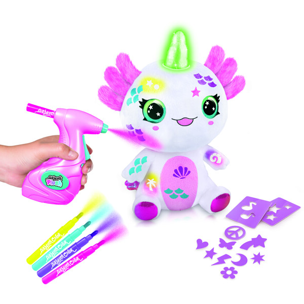 Airbrush Plush Axolotlcorn (Bild 3 av 4)