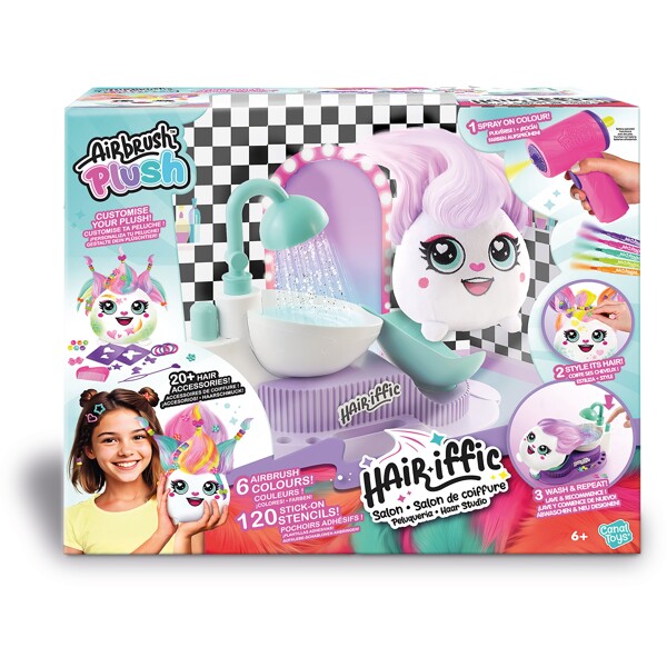Airbrush Plush Hair-iffic Hair Style Salon (Bild 1 av 6)