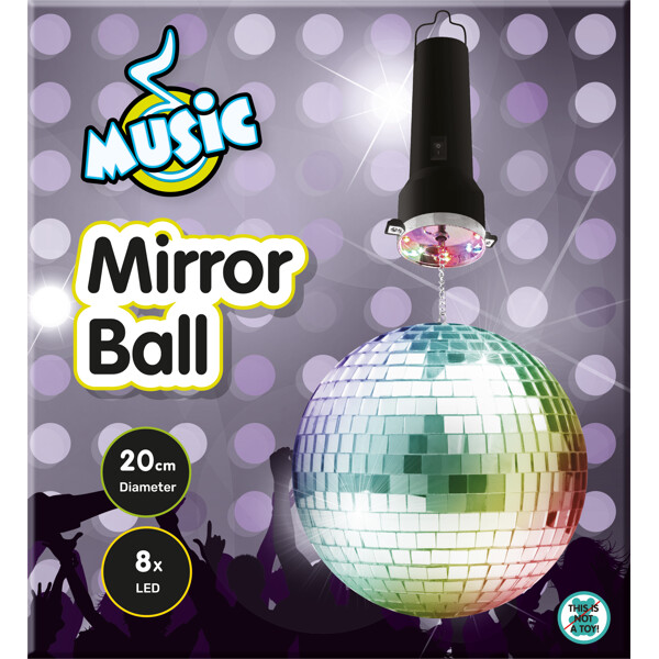 Music Mirror Ball 20 cm (Bild 2 av 2)