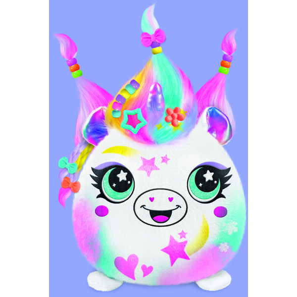 Airbrush Plush Hair'iffic Squish Pal-Princess (Bild 5 av 5)