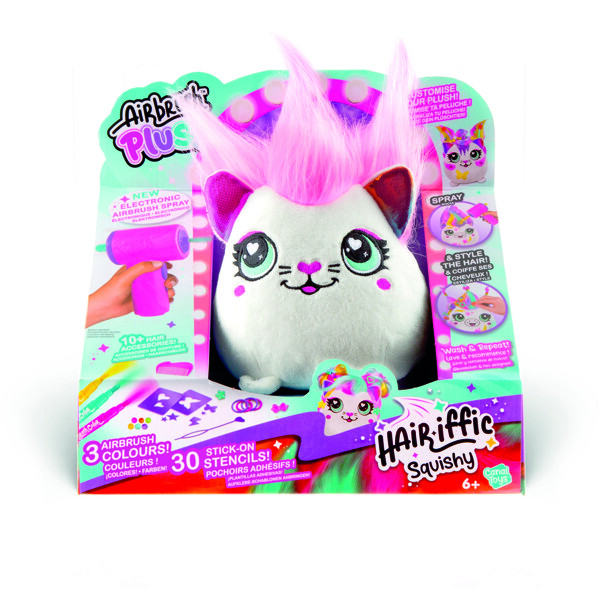 Airbrush Plush Hair'iffic Squish Pal-Precious (Bild 1 av 5)