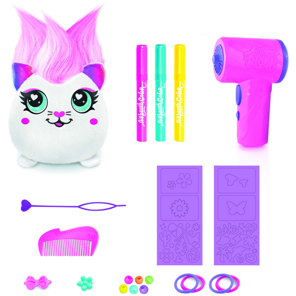 Airbrush Plush Hair'iffic Squish Pal-Precious (Bild 2 av 5)