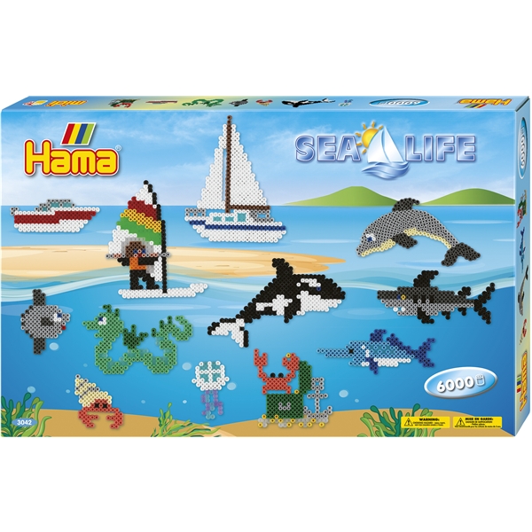 Hama Midi Giant Presentbox Sealife 6000 st (Bild 1 av 4)