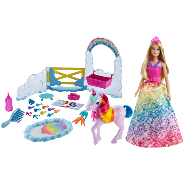 Barbie Rainbow Potty Unicorn Playset (Bild 1 av 5)