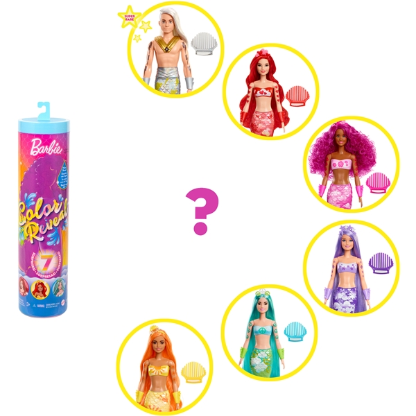 Barbie Color Reveal Rainbow Mermaid (Bild 2 av 6)