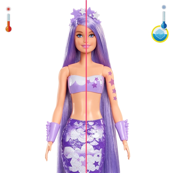 Barbie Color Reveal Rainbow Mermaid (Bild 4 av 6)