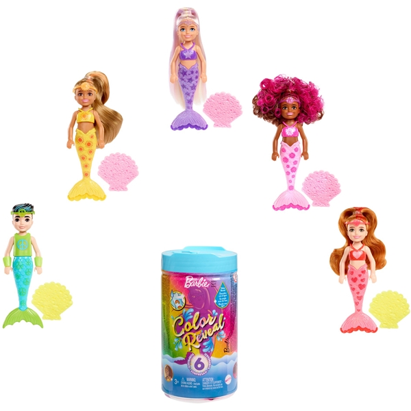 Barbie Color Reveal Chelsea Rainbow Mermaid (Bild 1 av 6)